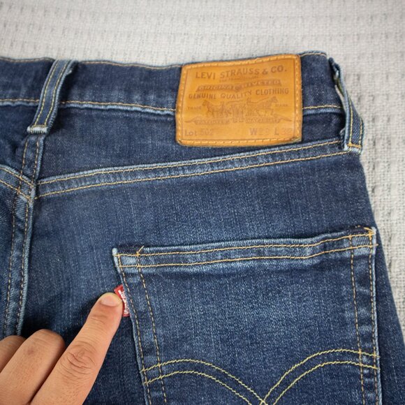 Levi's Premium 502 Denim Jeans 29x32 - Picture 8 of 8